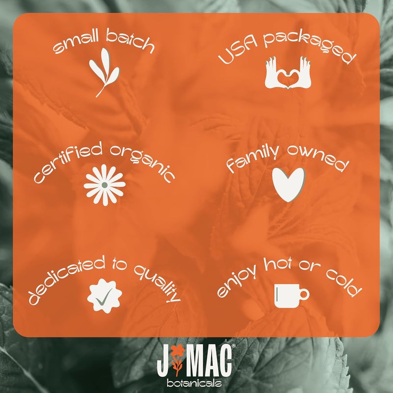 J MAC BOTANICALS Organic Hawthorn Leaves and Flowers - Image 4